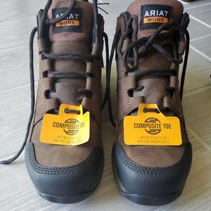 Woman's Boots Ariat Telluride Work Waterproof Composite Toe 7B Med